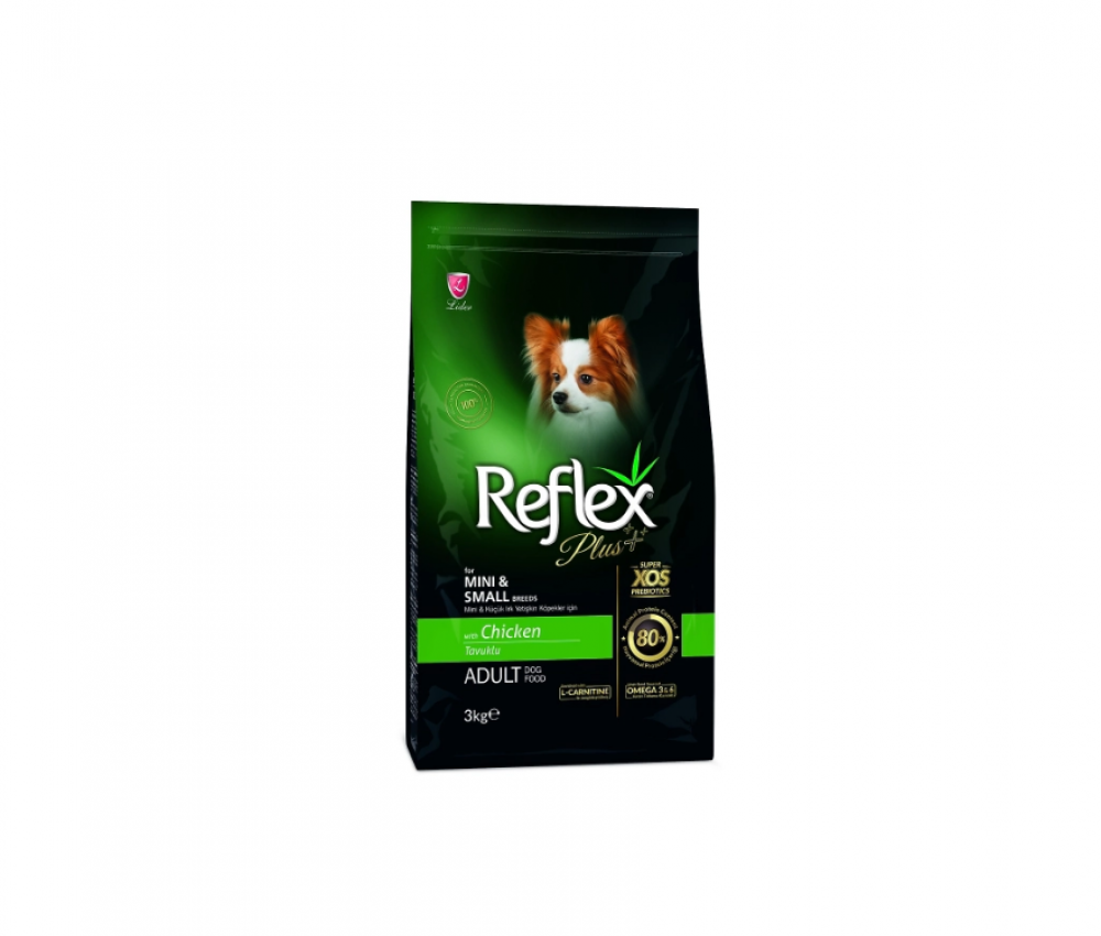 THỨC ĂN CHO CHÓ REFLEX PLUS MINI & SMALL BREED ADULT DOG FOOD CHICKEN (3KG)