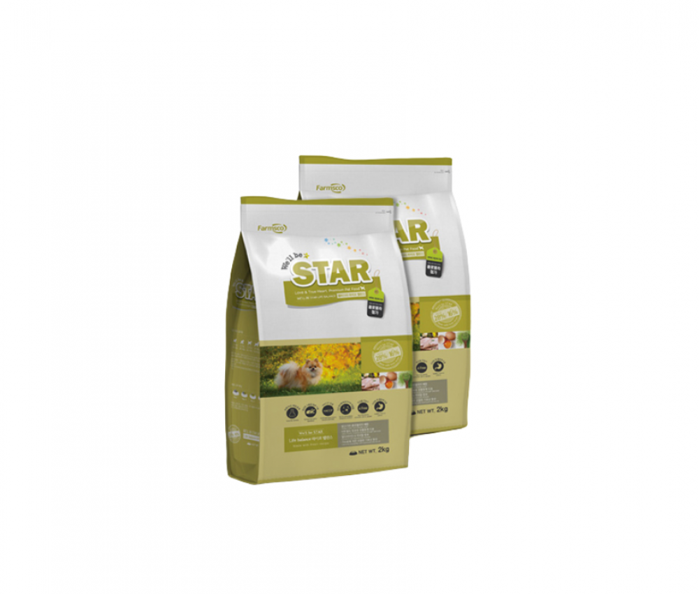 THỨC ĂN HỖN HỢP HOÀN CHỈNH CHO CHÓ WE’LL BE STAR LIFE BALANCE 2KG
