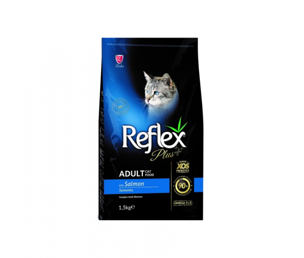 THỨC ĂN CHO MÈO REFLEX PLUS ADULT CAT FOOD SALMON (1,5KG)